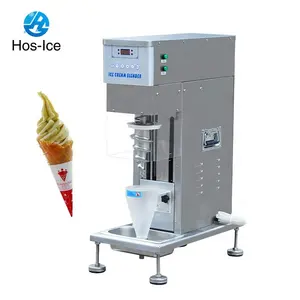 2021 नई मॉडल स्वचालित असली फल आइस क्रीम ब्लेंडर भंवर फ्रीजर आइस क्रीम मिश्रण मशीन