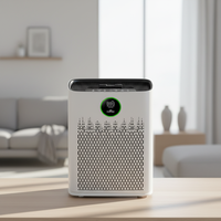 Penjernih Udara WiFi Pintar CADR 300 Mini Rumah Tangga HEPA 13 dengan Aromaterapi dan Layar LED