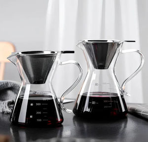 <span class=keywords><strong>Carafe</strong></span> à filtre à café réutilisable résistante à la chaleur : facile à nettoyer, nouveau combo de brassage à bas <span class=keywords><strong>prix</strong></span> pour la maison et le café, infusion à froid/versement - Product Image 3