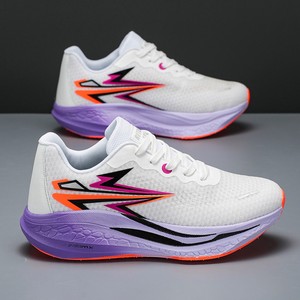 Chaussures de course pour hommes et femmes, respirantes, légères, athlétiques, antidérapantes, absorbant les chocs, tige en maille, semelle flexible, confortables, US15 - Product Image 1