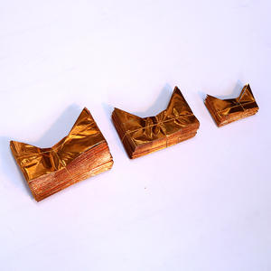 Produit officiel : <span class=keywords><strong>Lingot</strong></span> <span class=keywords><strong>de</strong></span> papier or et <span class=keywords><strong>argent</strong></span> semi-fini, <span class=keywords><strong>d</strong></span>écoupé à angle, type Guan Bao, pour offrandes et funérailles, fabriqué en Chine, facile à utiliser - Product Image 1