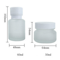 Échantillons Gratuits – Emballage Cosmétique : Flacon en Verre Épais avec Pompe Vaporisateur et Couvercle Blanc pour Shampoing et Lotion 10ml/15ml/30ml – Fini Mat