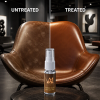 Essence Rénovatrice pour Cuir Industriel Écologique A1, Formule Modifiée Invisible Nano Micro-silice Céramique Vert Pastel