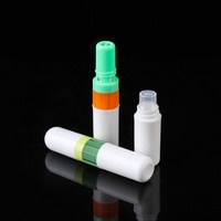 Échantillon gratuit 2 en 1 bâton d'inhalateur nasal tire-lait nasal tube d'emballage en plastique PP couleur personnalisée canule nasale à double usage