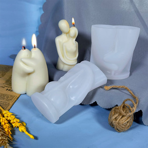 Molde <span class=keywords><strong>de</strong></span> silicona epoxi para hacer velas, forma <span class=keywords><strong>de</strong></span> retrato 3D creativo para hombres y mujeres, decoración <span class=keywords><strong>de</strong></span> velas aromáticas DIY - Product Image 4