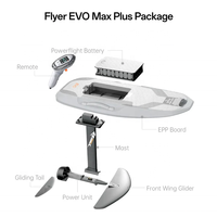 Prêt à être expédié : Planche de surf électrique Waydoo Flyer Efoil Plus EPP avec GPS, batterie 130L 2300Wh, prix d'usine original