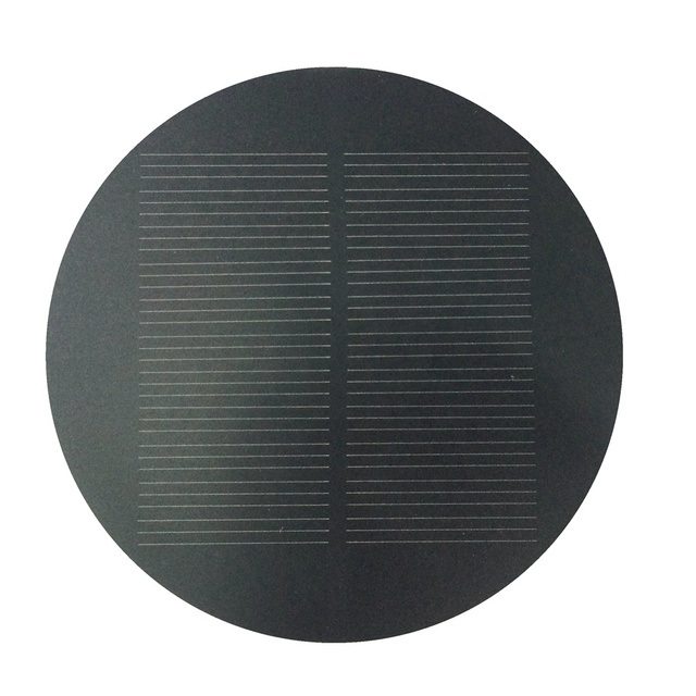 A-grade Monocrystalline Custom Size Round 1.5W 6V PET Solar Panel for Electronics