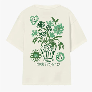 T-shirt a maniche corte girocollo con stampa a righe stile streetwear europeo unisex 100% cotone casual - Product Image 5