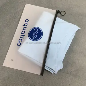 Bolsa Ziplock de plástico esmerilado para embalaje de ropa con cremallera transparente respetuosa con el medio ambiente