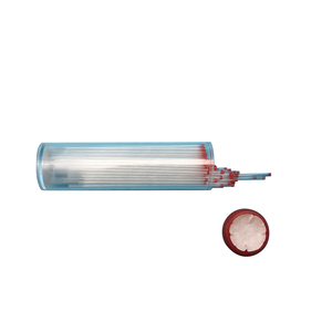 Varie specifiche possono essere personalizzate materiale di vetro rosso sangue blu prendendo 100 pz 75mm tubo capillare eparinizzato - Product Image 1