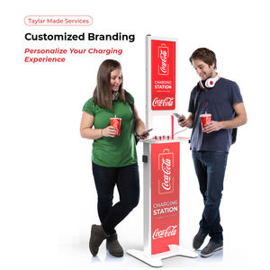 Station de recharge rapide <span class=keywords><strong>pour</strong></span> téléphone Y2 Power AXI avec écran publicitaire Android de 21,5 pouces double face, facile à changer, kiosque de recharge <span class=keywords><strong>pour</strong></span> téléphone - Product Image 3