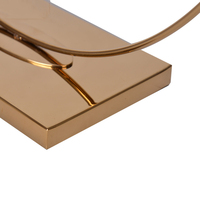 Présentoir à lingerie en métal, support rond pour soutiens-gorge et sous-vêtements, petit présentoir à soutiens-gorge rose gold pour magasin de lingerie