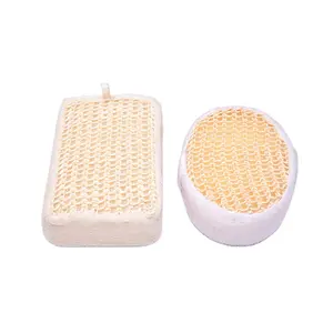 Opt Hot Sell 10*14cm Exfoliating Bath Brushes Sponges Scrubbers Bath Sponge Bath Ball Sponge