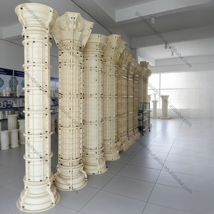 Moules et Piliers Colonnes Romaines en Ciment Béton à Rayures Verticales Classiques, Ronds et de Diverses Tailles - Product Image 6