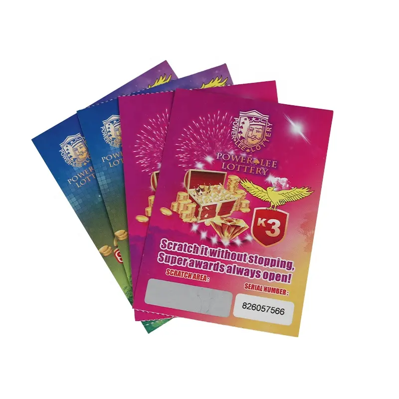 High quality custom scratch card printing scratch card coupons