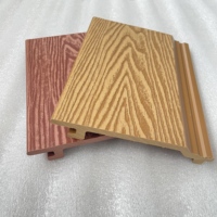 Panel Dinding WPC Generasi Pertama Harga Pabrik Murah Ramah Lingkungan Motif Kayu Dekorasi Dinding Dalam & Luar Ruangan