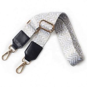 Correa de Lujo de Algodón de Color Puro con Hebilla Ajustable de Cuero PU para Bolsos Bandolera - Color y Diseño Personalizables - Product Image 1