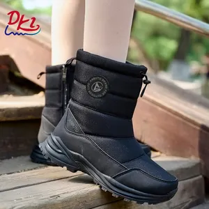 Winter Anti-splash And Anti-slip Snow Warm Shoes Boots Women's New Thick Wool Plush Lining Shoes Boots
