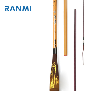 Canne à pêche télescopique en carbone <span class=keywords><strong>RYOBI</strong></span> de 3,9 m avec poignées en bois pour la pêche aux leurres en eau douce et salée dans les rivières, les lacs et les ruisseaux - Product Image 1