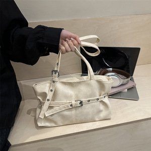 Nuova Borsa Elegante di Grande Capacità, Borsa a <span class=keywords><strong>Tracolla</strong></span> con Scomparto Interno e Cerniera - Product Image 4