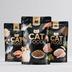 2kg 5kg 10kg 15kg Pochette d'emballage à fond plat avec impression personnalisée Fermeture à glissière refermable Sacs d'emballage de grande taille <span class=keywords><strong>pour</strong></span> aliments <span class=keywords><strong>pour</strong></span> chiens et chats Aliments <span class=keywords><strong>pour</strong></span> animaux de compagnie - Product Image 5