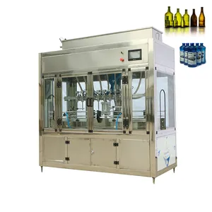 Línea de producción de máquina de llenado automático de bebidas y zumo de vino, superventas