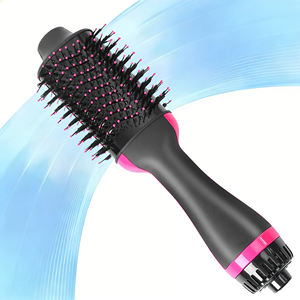 Secador de Pelo Eléctrico Portátil 4 en 1 con Aire Caliente, Cabezales Intercambiables, Voluminizador Iónico de 1200W, Cabezales de Nylon - Product Image 1