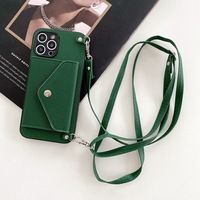 Étui portefeuille en cuir avec porte-cartes pour Samsung Galaxy S24 S25 Ultra et iPhone 17 18 Pro Max