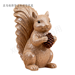 Raccoon Glitterato Fantasioso con Noci in Resina Personalizzata, Ideale per Decorazioni Forestali e Affascinanti Esposizioni - Product Image 5