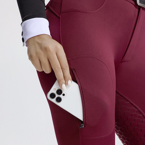 <span class=keywords><strong>Pantaloni</strong></span> da Equitazione Professionali in Poliestere/Spandex <span class=keywords><strong>per</strong></span> Donna, Quattro Stagioni, Comodi, Resistenti all'Usura, Antiscivolo, Morbidi e Traspiranti - Product Image 2