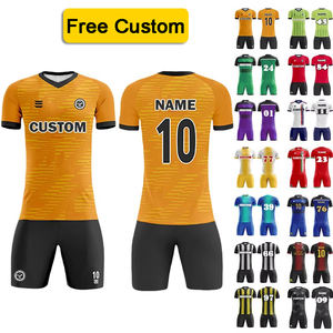 Camiseta de Fútbol Personalizada con Logotipo, Patrón y Números para Entrenamiento de Equipos, para Hombres, Estudiantes y Niños, Transpirable y de Secado Rápido - Product Image 1