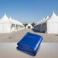 Bâche en PVC imperméable de bonne qualité TAK, tissu enduit de PVC renforcé pour tentes, couverture de camion industrielle