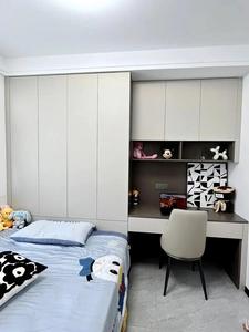 Design di Mobili in Legno per Cameretta <span class=keywords><strong>da</strong></span> Bambini con Letto, Scrivania, Libreria e Armadio Adatti alla Stanza dei Bambini - Product Image 4