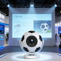 Projecteur intelligent Android le plus récent, design football, sport, football, 720P HD, WiFi, projecteur d'art pour la maison, projecteur de match de football