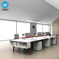 LIWEI Poste de travail acoustique modulaire ergonomique moderne, insonorisant, avec cadre en bois et aluminium, taille personnalisable, tiroir intégré