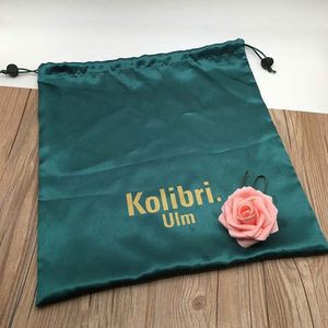Pochette en satin faite main sur mesure pour le rangement des perruques, sac de protection anti-poussière pour cadeaux - Product Image 1