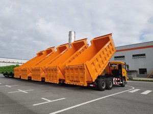 รถบรรทุกหนัก SAGMOTO 31-40 ตัน 6x4 ดีเซล สำหรับงานเหมือง ระบบเกียร์ธรรมดา มาตรฐานยูโร 5 ใหม่ - Product Image 3