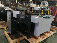 Machine de découpe et de refendage d'étiquettes GPD-350, machine de découpe à plat pour étiquettes imprimées (haute vitesse) Rouleau à rouleau ou rouleau à feuille