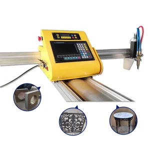Jinan Portable 1325 1530 Carbon Steel Plasma Cutter / G Code Cnc Plasma Gas Cutting Machine For Metal