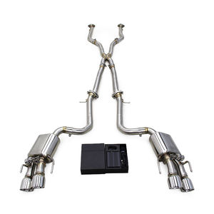 ท่อไอเสียแคทแบ็กสแตนเลส OEM สำหรับ Lexus RC F/ 5.0L ปี 2015-2021 ระบบไอเสียแบบสปอร์ต Boska Valved พร้อมเสียงไดนามิก - Product Image 1
