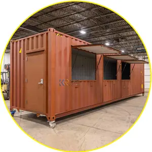 2024 Transform Your Business With a Portable Container Cafe Coffee Shop In a 20ft Or 40ft Shipping Container Bar