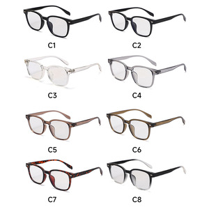 กรอบแว่นตาทรงสี่เหลี่ยมแบบเต็มขอบ รุ่น Unisex Tr90 ป้องกันแสงสีฟ้า 1020 - Product Image 3