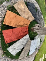 Nouveau produit léger pour l'extérieur, l'extérieur et l'extérieur panneau mural en pierre polyuréthane Faux Rock panneau mural en pierre PU 3d