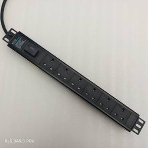 250V 16A PDU phổ 19-inch Rack mount điện phân phối đơn vị với 6 cách ổ cắm 240V thiết bị - Product Image 3