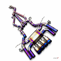 Système d'échappement haute performance pour BMW M3 M4 F80 F82, système d'échappement en acier inoxydable 1,5 mm poli miroir RCY