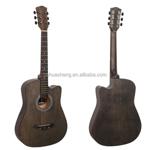 Dây Đàn Guitar Dân Gian Âm Thanh Cutaway 38 "Màu Mờ MOQ Thấp Nhạc Cụ Guitar Acoustic Bán Buôn Tùy Chỉnh OEM ODM - Product Image 2