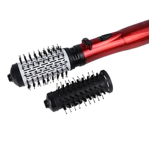 3 Trong 1 Xoay Bàn Chải Tóc Curler Lăn Tự Động Tóc Ion Bàn Chải Máy Sấy Thổi Bàn Chải Xoăn Thẳng Cắt Tóc Tóc Lược