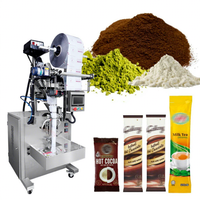 Machine d'emballage automatique verticale pour petits sachets de poudre de thé au lait, chocolat, cacao, matcha et autres boissons instantanées