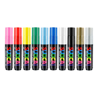 Marqueur acrylique permanent imperméable de 10-15 mm pour affiches, présentoirs POP, lettrage manuel, art, pointe large jumbo