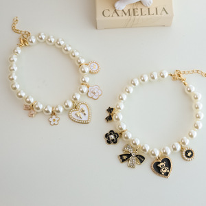 Collar para Mascotas con Lazo, Perla y Flor, Accesorios para Perros y Gatos - Product Image 5